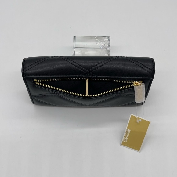 Michael Kors Large X Chain Shoulder Tote Bag
& Trifold Wallet Black - Picture 8 of 12